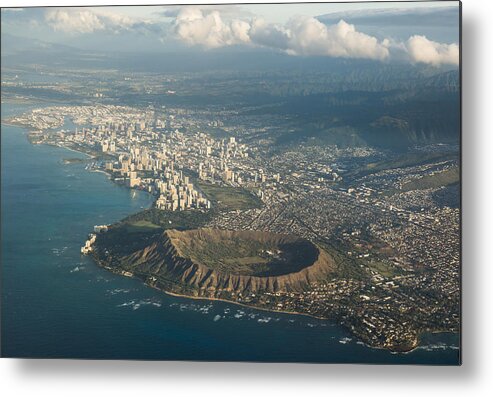 Georgia Mizuleva Metal Print featuring the photograph Above Hawaii by Georgia Mizuleva