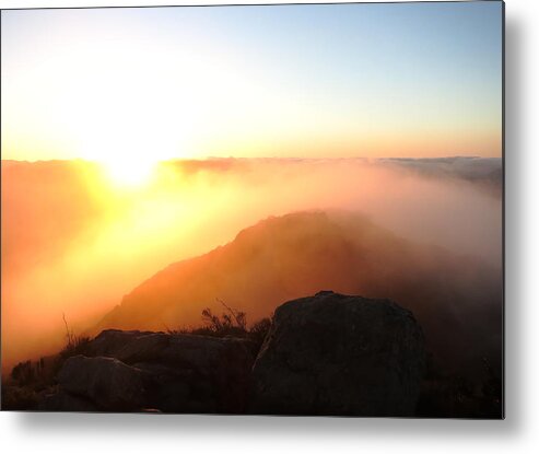 Foggy Metal Print featuring the photograph Above the Clouds by Paul Foutz