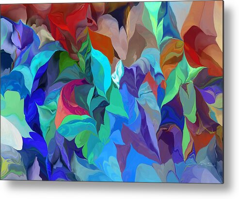 Abstract Metal Print featuring the digital art Abstract 062713 by David Lane