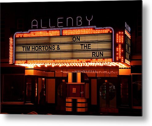 Toronto Metal Print featuring the photograph Allenby Theatre 1215 Danforth by Nicky Jameson