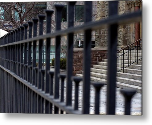 Architecture Metal Print featuring the photograph Alternate Lines by Nicky Jameson