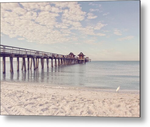 Pier Metal Print featuring the photograph An Early Morning - Naples Pier by Kim Hojnacki