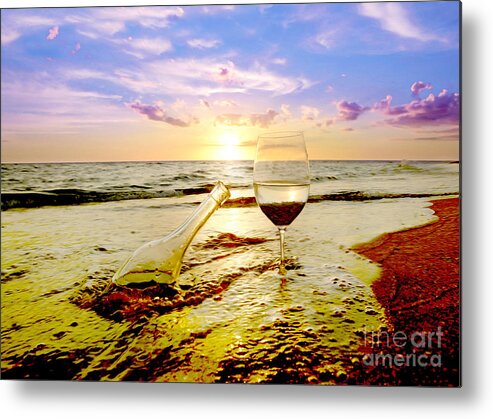 Sunset Metal Print featuring the photograph Another Day in Paradise by Jon Neidert