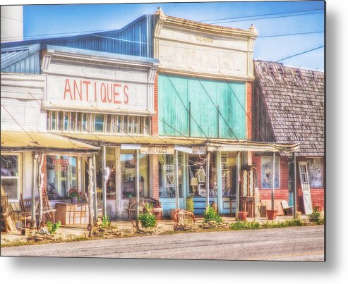 Antique Metal Print featuring the photograph Antique Shopping by David and Carol Kelly