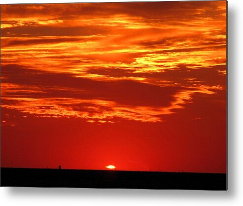 Landscape Metal Print featuring the photograph Avon Sunset by Nick Sikorski