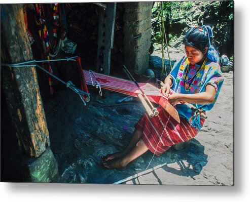 Acal Metal Print featuring the photograph Backstrap Loom by Tina Manley