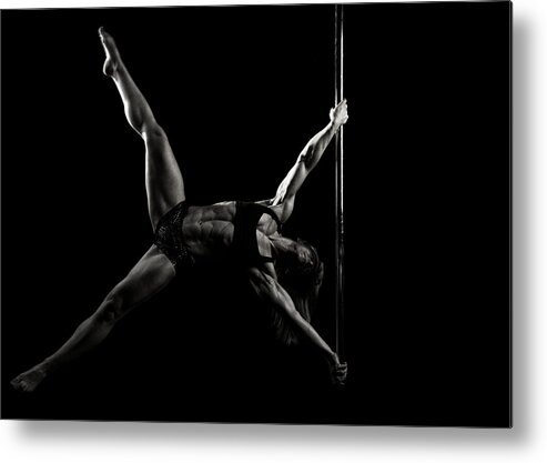 Wendy Metal Print featuring the photograph Balance of Power 2012 series #5 by Monte Arnold