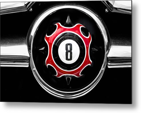 Behind The Eight Ball Metal Print featuring the photograph Behind the eight ball 1 by Arttography LLC