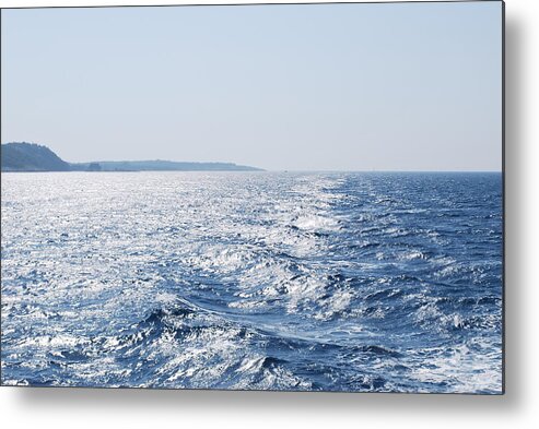 Blue Waters Metal Print featuring the photograph Blue Waters by George Katechis