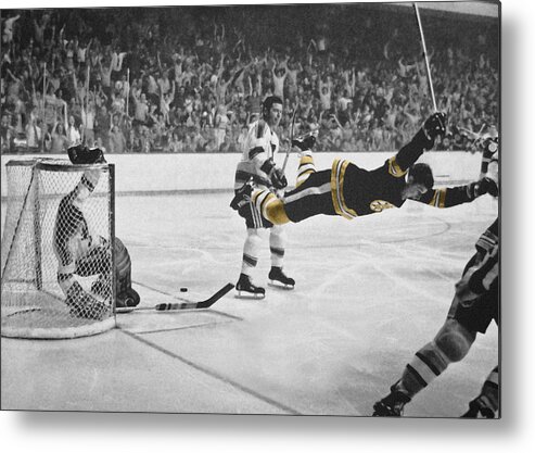 Hockey Metal Print featuring the photograph Bobby Orr 2 by Andrew Fare
