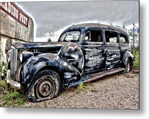 1939 Packard Metal Print featuring the photograph Boot Hill by Carol Erikson