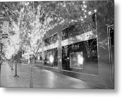 35mm Metal Print featuring the photograph Brilliant Trees on 57th Street by Dave Beckerman