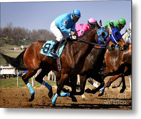 (contest Winner)nava Jo Thompson Metal Print featuring the photograph Bringing on the Blue by Nava Thompson