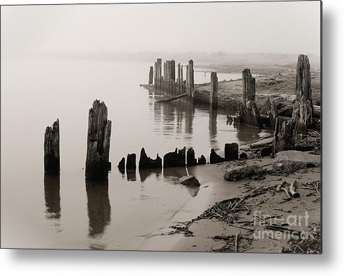 Waterscape Metal Print featuring the photograph Broken by Brett Maniscalco