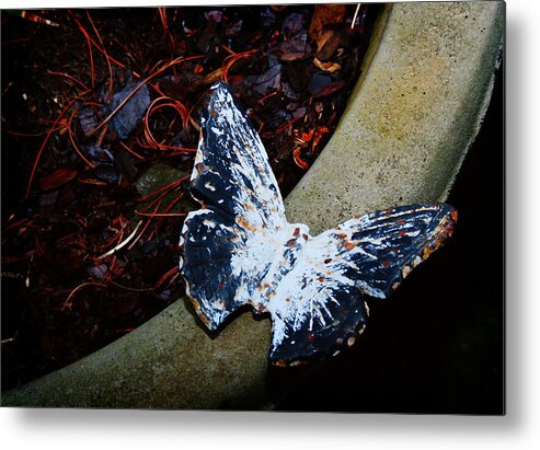 Butterfly Metal Print featuring the digital art Butterfly by Kara Stewart