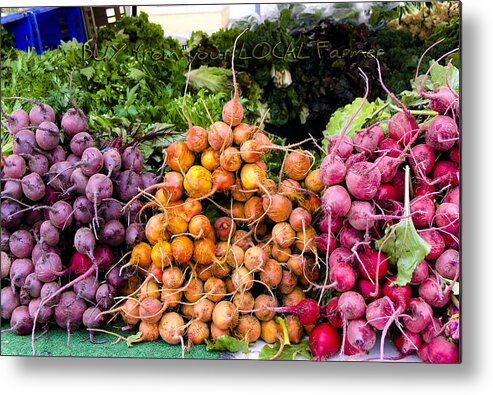 Rebecca Dru Photography Metal Print featuring the photograph Buy From Your Local Farmer by Rebecca Dru