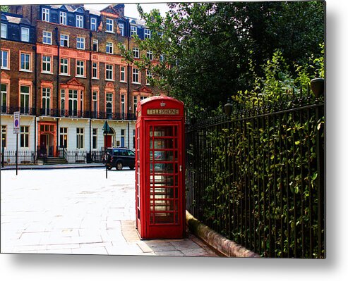 London Metal Print featuring the photograph Call Me Maybe by Nicky Jameson