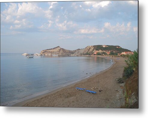 Calm Sea Metal Print featuring the photograph Calm Sea by George Katechis
