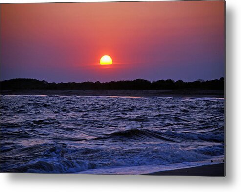 Sun Metal Print featuring the photograph Cape May Sunset by Richard Bryce and Family