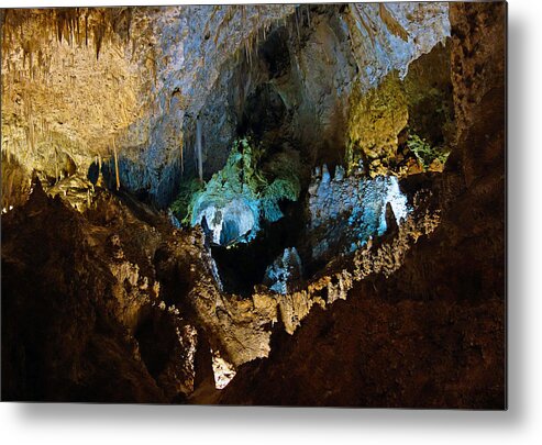 Carlsbad Metal Print featuring the photograph Carlsbad Caverns Study 16 by Robert Meyers-Lussier
