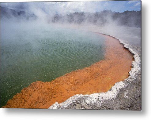 Feb0514 Metal Print featuring the photograph Champagne Pool Waiotapu New Zealand by Tui De Roy
