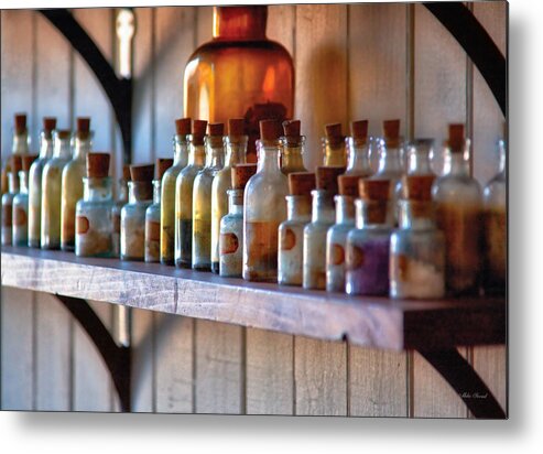 Chemist Metal Print featuring the photograph Chemist - Magical Ingredients by Mike Savad