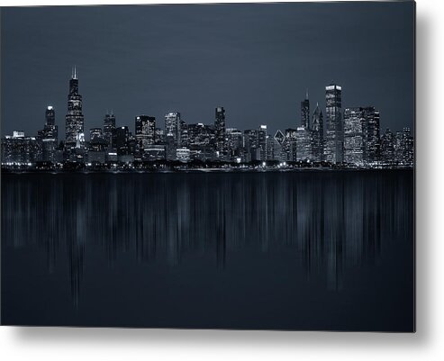 Chicago Metal Print featuring the photograph Chicago by C.s. Tjandra