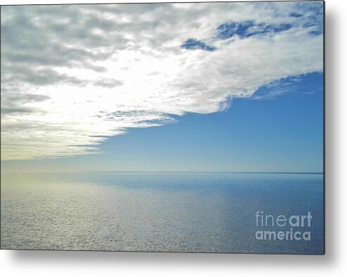 Clouds Metal Print featuring the photograph Clouds Over The Gulf by D Hackett