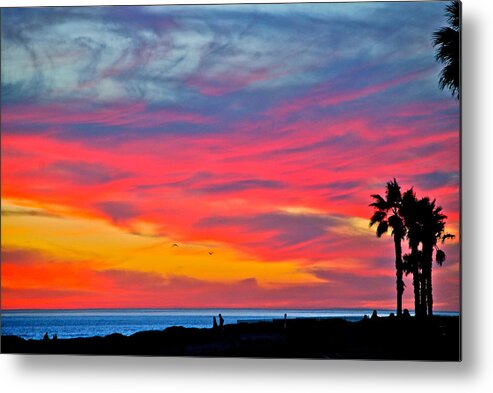 Sunset Metal Print featuring the photograph Colorful Sunset by Liz Vernand