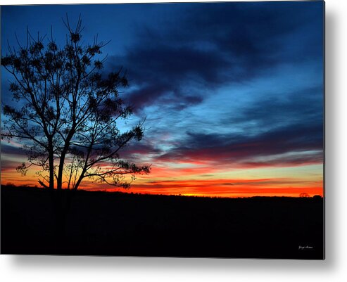 Sunrise Metal Print featuring the photograph Colors Of Nature - Sunrise 001 by George Bostian