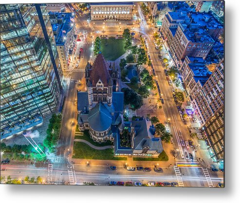 Boston Metal Print featuring the photograph Copley by Bryan Xavier