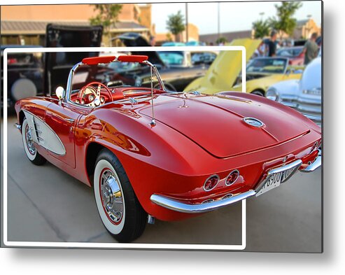 Classic Auto Metal Print featuring the photograph Corvette Cool by Dyle  Warren