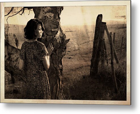 Retro Metal Print featuring the photograph Dear Norma by Theresa Tahara