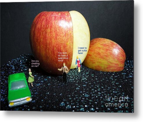 Discord Metal Print featuring the photograph Discord at the Big Apple by Renee Trenholm