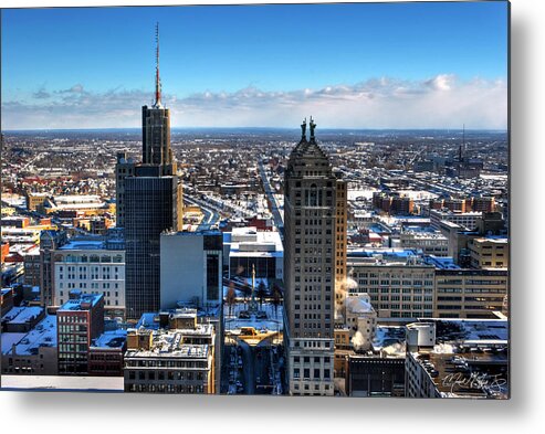 Winter Metal Print featuring the photograph East Side Winter 2013 by Michael Frank Jr