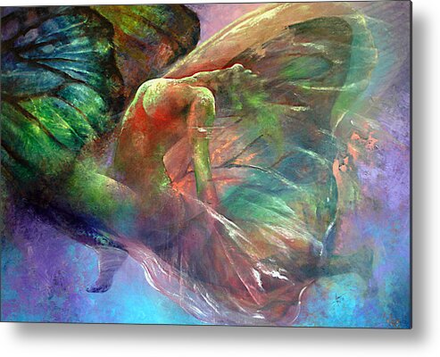 Butterfly Metal Print featuring the painting Ephemeral Life by Karina Llergo