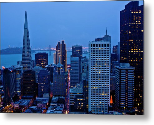 Scenics Metal Print featuring the photograph Exploring San Francisco In Winter by George Rose
