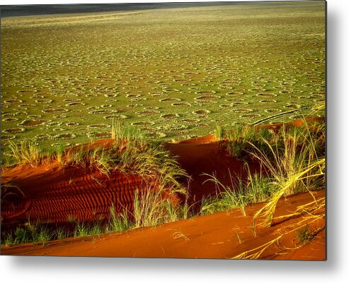 110325 Sossusvlei Vacation Metal Print featuring the photograph Fairy Circles by Gregory Daley MPSA