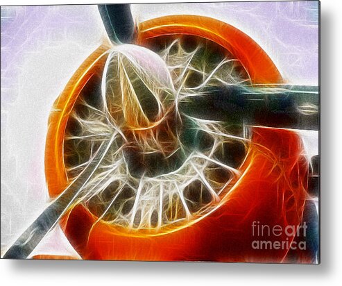 Air Metal Print featuring the photograph Fantasy Plane by Paul Ward