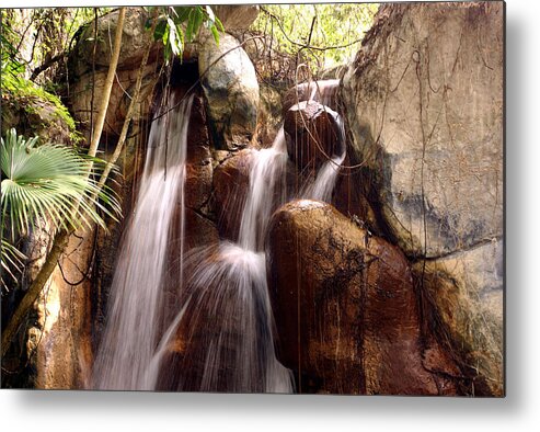 Waterfall Metal Print featuring the photograph Fast Water by Chauncy Holmes