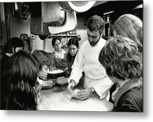 Little Red School House Metal Print featuring the photograph Felipe Rojas-lombardi Teaching Children To Cook by Frances McLaughlin-Gill