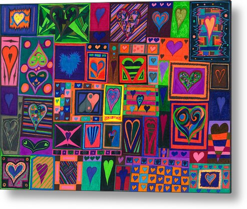 Find Your Love Found Metal Print featuring the drawing Find Your Love Found by Kenneth James