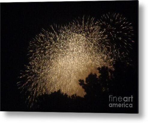 Dramatic Metal Print featuring the photograph Fire Art by Christina Verdgeline