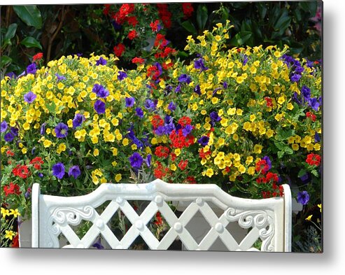 Flowers Metal Print featuring the photograph Flowers 53 by Joyce StJames