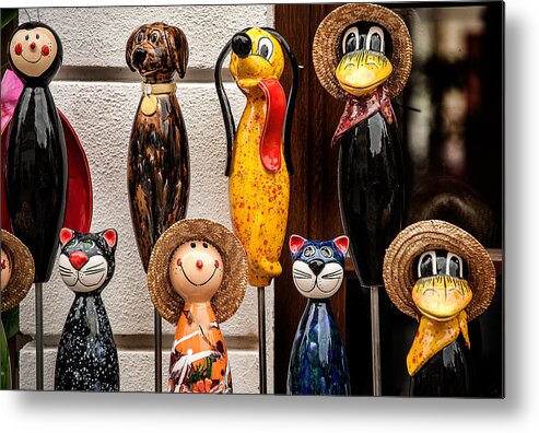 Puppets Metal Print featuring the photograph Friends and such... by Patrick Boening