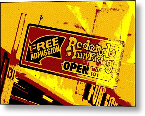 Fun Metal Print featuring the photograph Fun Factory by Michael Hope