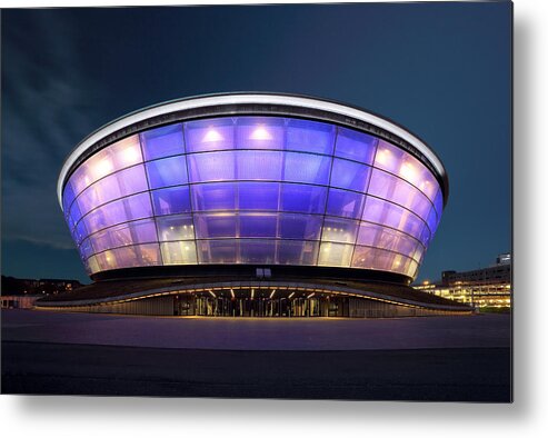 Photography Metal Print featuring the photograph Glasgow Hydro Arena by Grant Glendinning