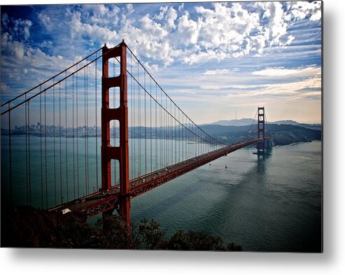 San Francisco Metal Print featuring the photograph Golden Gate Open by Eric Tressler