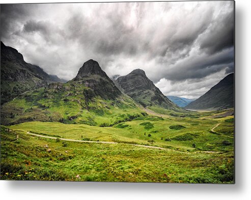 Scotland Metal Print featuring the photograph Wuthering Heights by Laura Melis