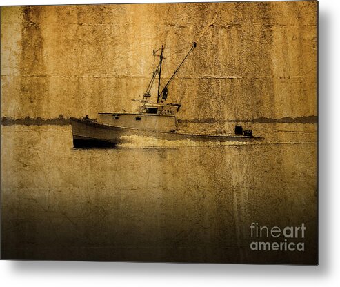 Fishing Metal Print featuring the photograph Heading Home by Gene Bleile Photography 